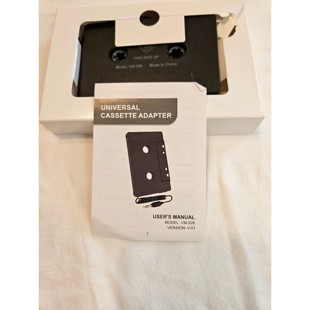 Auto Drive Universal Cassette Adapter‎ Works with 3.5 MM